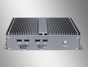 Fanless Mini PC with 1037U 6xCOM 8xUSB 1xLAN